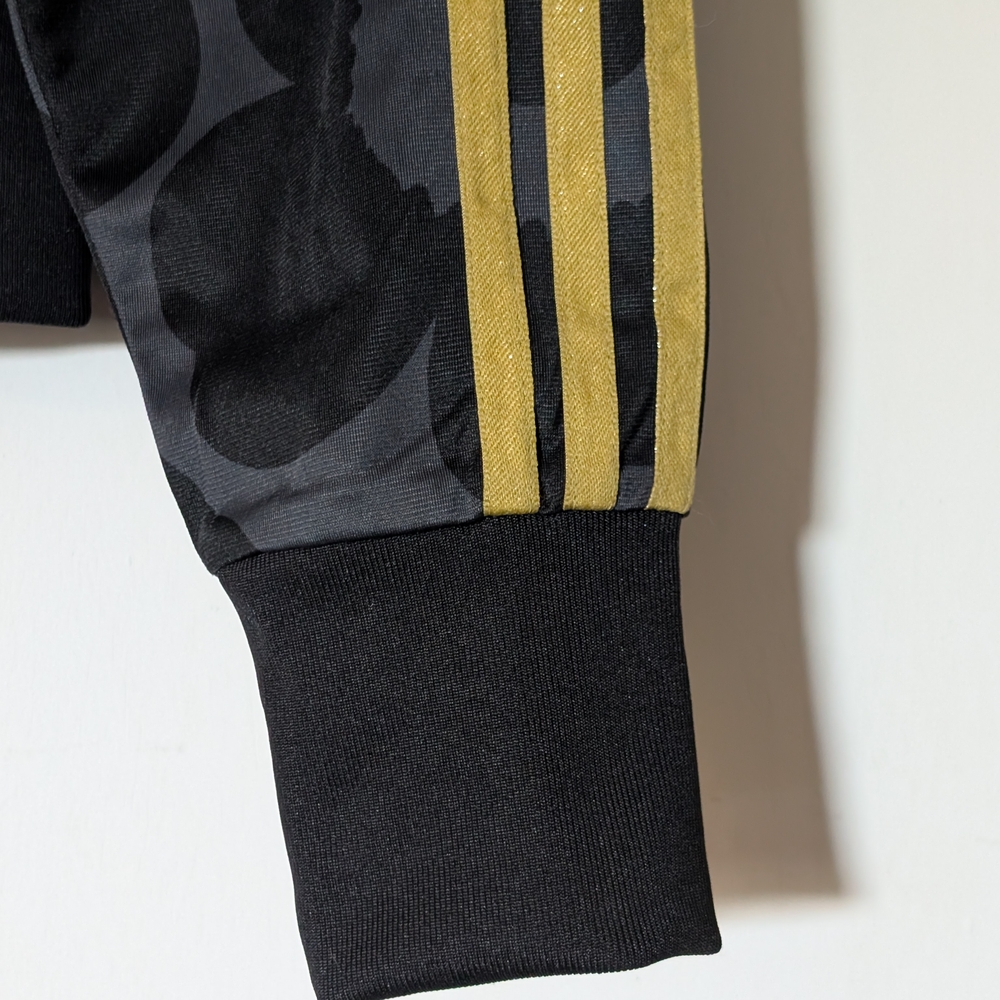 Adidas X Marimekko Black and Gold Floral Track Jacket - Picture 8 of 9